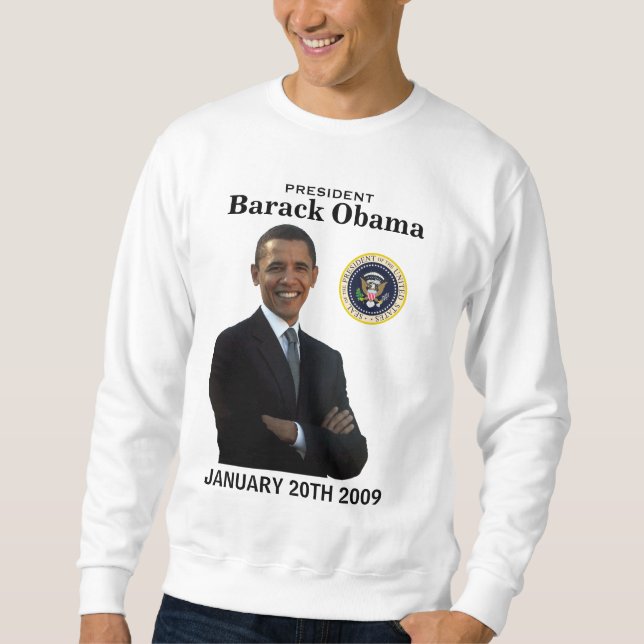 Tröja för presidentObama invigning Sweatshirt (Framsida)