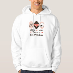 Tröja för rättsmedicinsk antropologi för hoodie