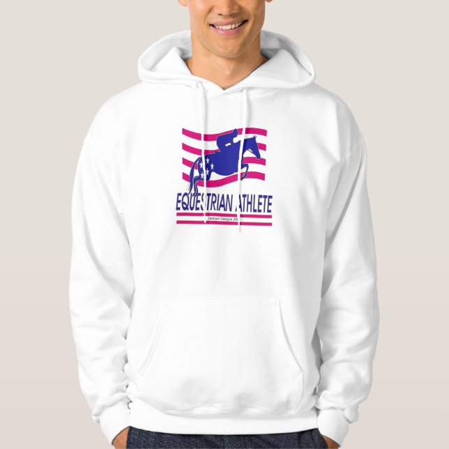 Tröja för rid- idrottsman för jumper Hooded Munkjacka (Framsida)