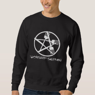 Tröja för Seitan dyrkanmörk Lång Ärmad Tröja