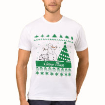 Tröja för snögubbe för Chicago Illinois hund