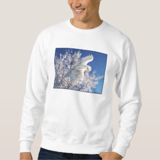 Tröja "för snöig uggla" lång ärmad tröja