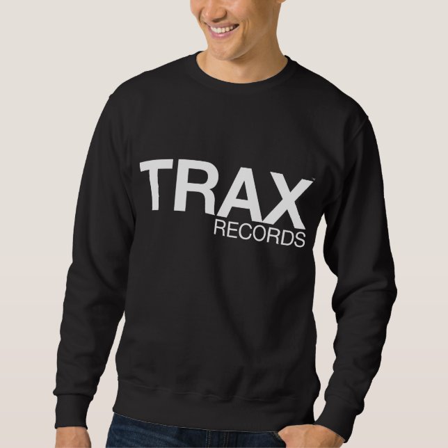 Tröja för svart för Trax rekordhäfte Sweatshirt (Framsida)