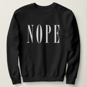 Tröja för vittext NOPE