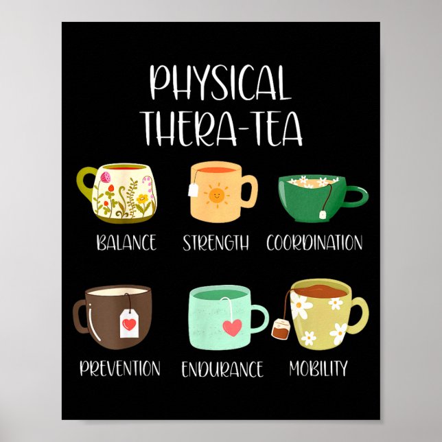 Tröja Fysioterapi Thera Te Pt Poster (Framsidan)
