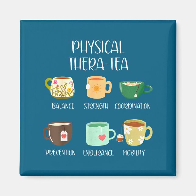 Tröja Fysioterapi Thera Tea Pt Magnet (Framsidan)