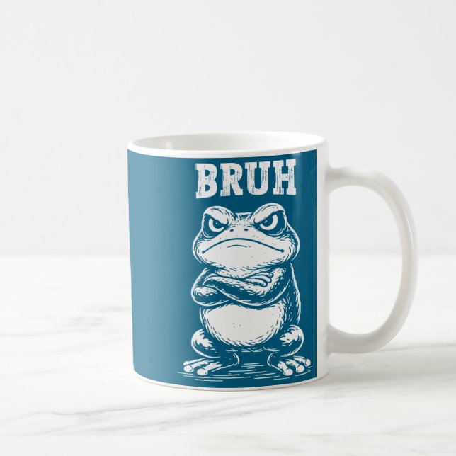 Tröja Groda Bruh Meme Sarcastic Djur Kaffemugg (Höger)
