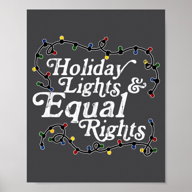 Tröja Höglights Likaberättighets Feminist Poster (Framsidan)