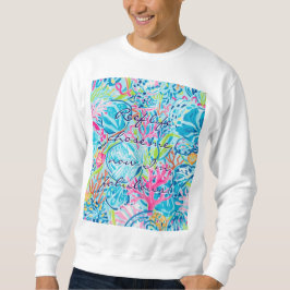 Tröja i stilren grafikdesign lång ärmad tröja