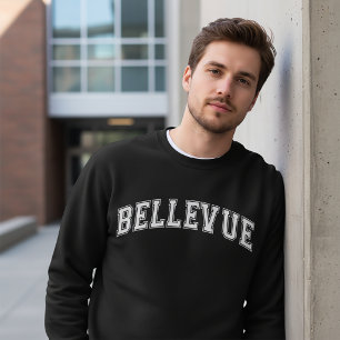 Tröja i universitetsstil från BELLEVUE America Col Lång Ärmad Tröja