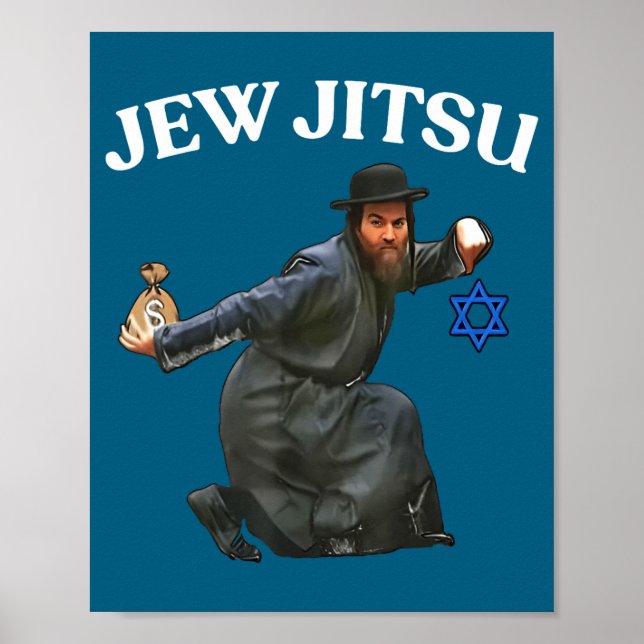 Tröja Jew Jitsu Poster (Framsidan)