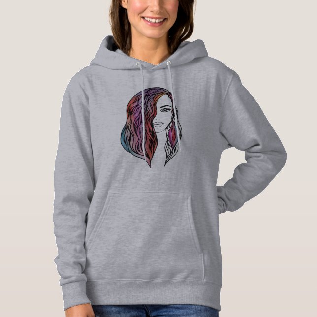 Tröja kvinnors T-shirt med bild (Framsida)