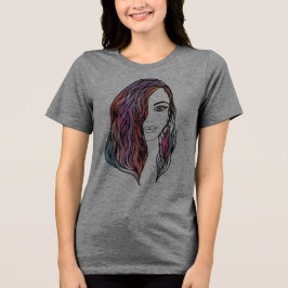 Tröja kvinnors T-shirt med bild