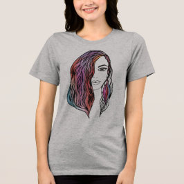 Tröja kvinnors T-shirt med bild