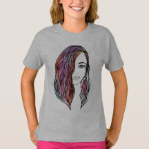 Tröja kvinnors T-shirt med bild