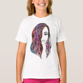 Tröja kvinnors T-shirt med bild