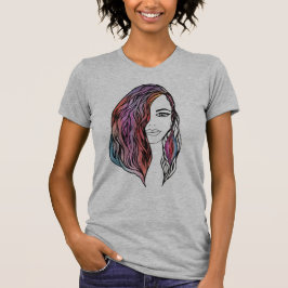 Tröja kvinnors T-shirt med bild