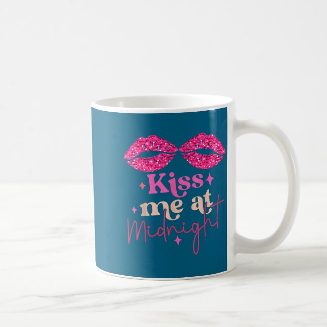 Tröja Kyss Matchande Par Midnatt Kaffemugg (Höger)