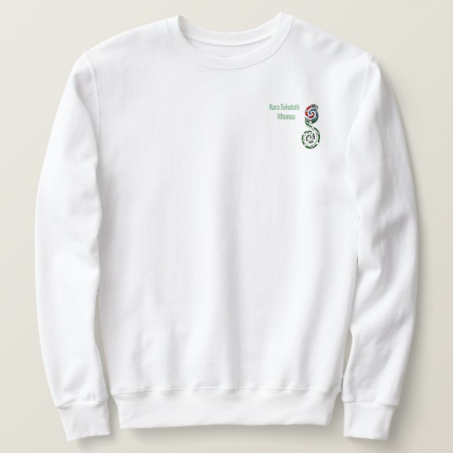 Tröja Lång Ärmad Tröja (Design framsida)