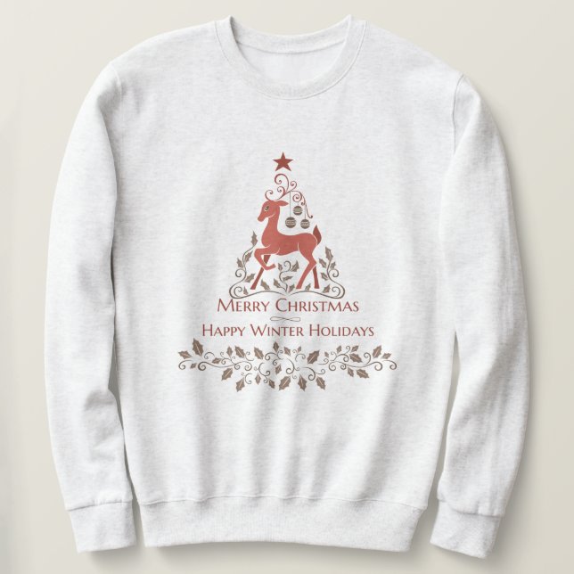 Tröja Lång Ärmad Tröja (Design framsida)
