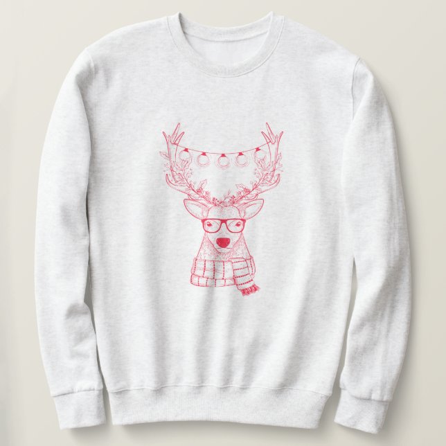 Tröja Lång Ärmad Tröja (Design framsida)