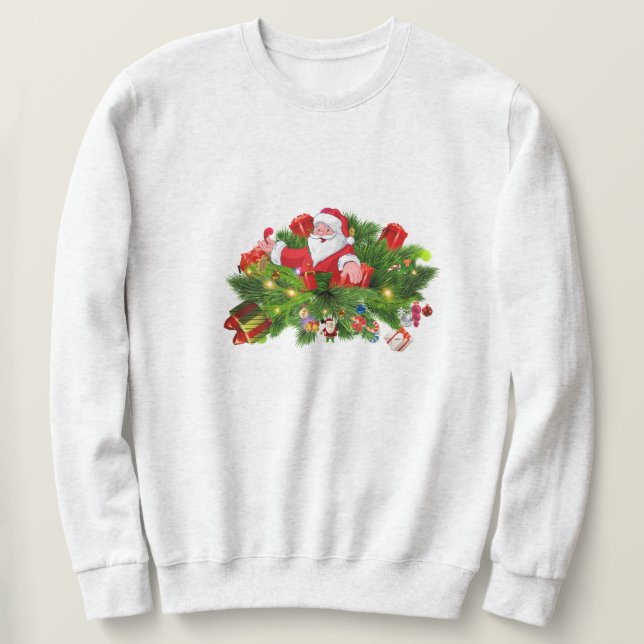 Tröja Lång Ärmad Tröja (Design framsida)