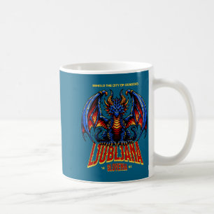Tröja Ljubljana Slovenien Bevaka Stad Draker Kaffemugg