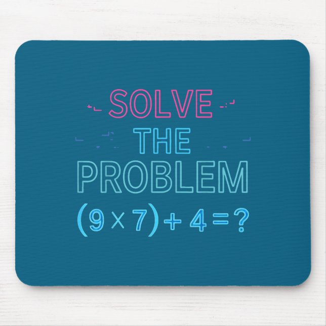 Tröja Lös Problem Matematik 67 Meme Musmatta (Framsidan)