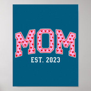 Tröja Mamma Est 2023 Mamma Mors Dag Poster