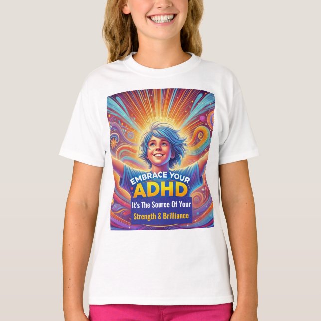 Tröja med ADHD*-upplösning* förstärka din ADHD (Framsida)