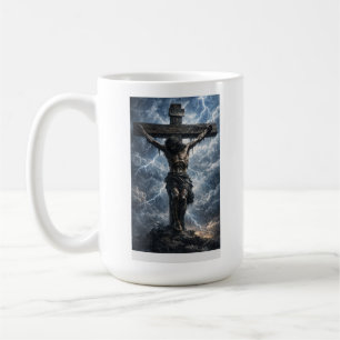 tröja med en rörande bild av Jesus Kristus Kaffemugg