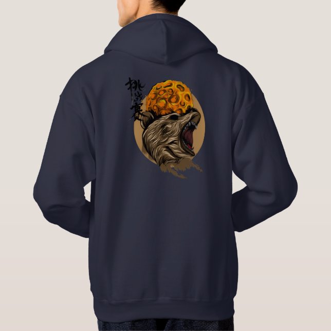 Tröja med huva hoodie (Baksida)
