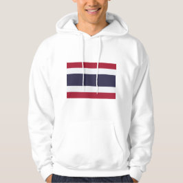 Tröja med huva med Thailands flagga Hoodie