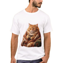 Tröja med mysig katt och kaffe