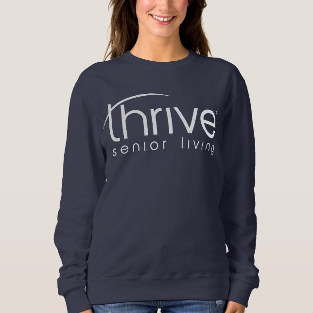 Tröja med rund hals Thrive (Framsida)