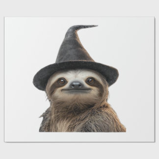 Tröja med sengångare som bär halloweenhexa hatt presentpapper