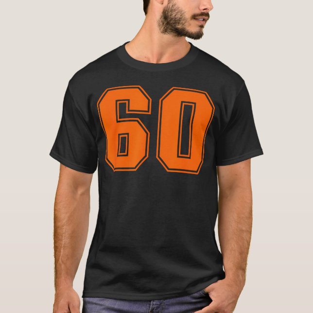 Tröja Nummer 60 Orange Sport Lucky (Framsida)