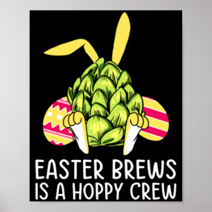 Tröja Påskharen Ölbryggande Kanin Poster