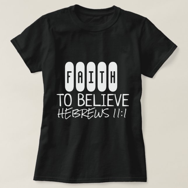 Troja presentkollektion för tro - T-Shirt (Design framsida)
