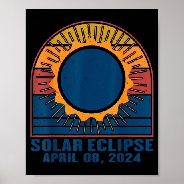 Tröja Solförmörkelse Total solförmörkelse Poster (Framsidan)