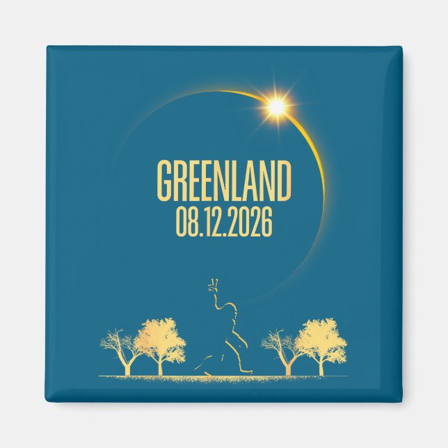 Tröja Total Solförmörkelse Bigfoot 08 Magnet (Framsidan)
