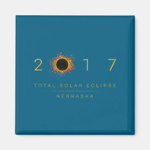 Tröja Total Solförmörkelse Nebraska 2017 Magnet