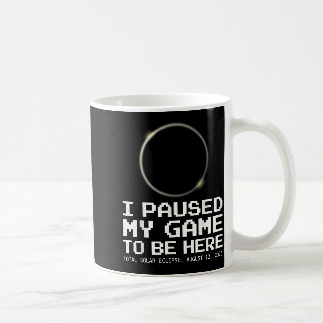 Tröja Total Solförmörkelse Totalitet Gamer Kaffemugg (Höger)