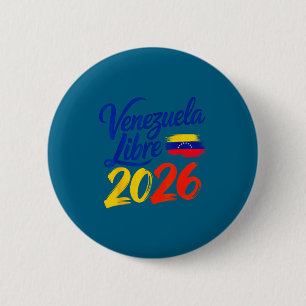 Tröja Venezuela Libre Patriotisk Frihetsflagga Knapp