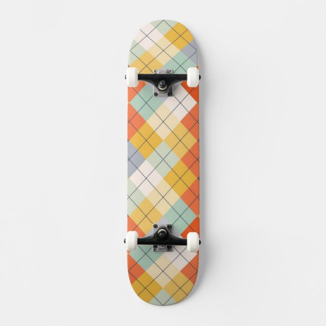 Tröjabakgrund 2 skateboard bräda 19,5 cm (Framsida)