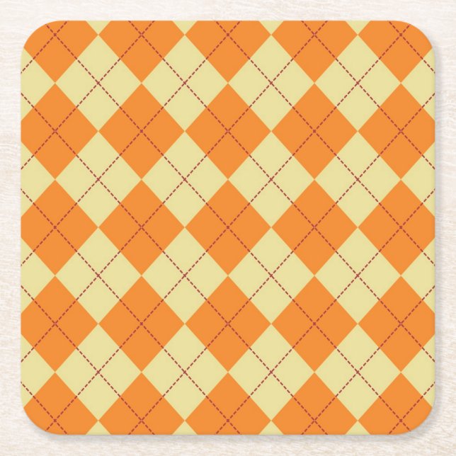 Tröjabakgrund Underlägg Papper Kvadrat (Framsidan)
