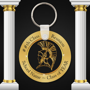 Trojan Class Reunion Keychains YOUR TEXT och FÄRG Nyckelring