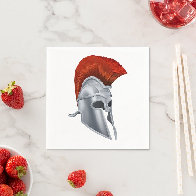 Trojan Helmet Papper Napkins Pappersservett (Skapare uppladdad)