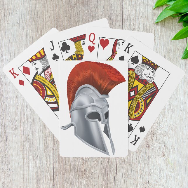 Trojan Helmet-spelkort Casinokort (Skapare uppladdad)