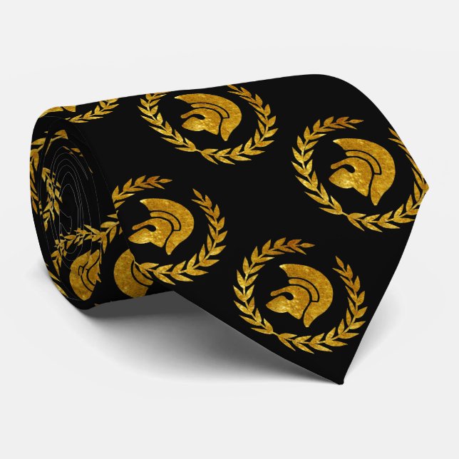 Trojan krigare i guld slips (Rullad)